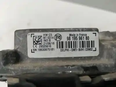 Second-hand car spare part start/stop control unit for citroen c3 elle oem iam references 9819596180  28535616