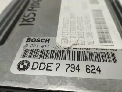 Second-hand car spare part ecu engine control for bmw serie 3 berlina (e46) 320d oem iam references 0281011122  
