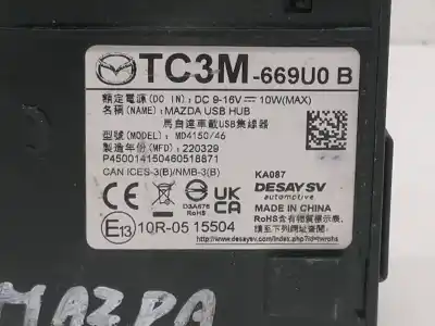 Pièce détachée automobile d'occasion module électronique pour mazda cx-5 signature 2wd références oem iam tc3m669u0b  