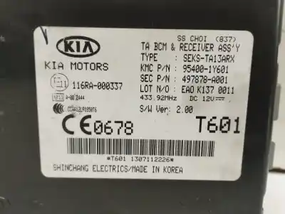 Автозапчастина б/у електронний модуль для kia picanto drive посилання на oem iam 954001y601  