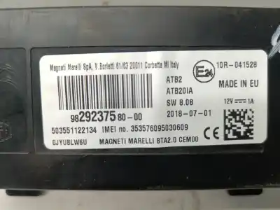 Pezzo di ricambio per auto di seconda mano modulo elettronico per citroen c3 elle riferimenti oem iam 9829237580  