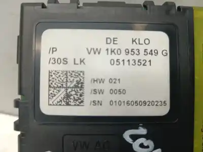 Second-hand car spare part electronic module for seat altea (5p1) reference oem iam references 1k0953549g  