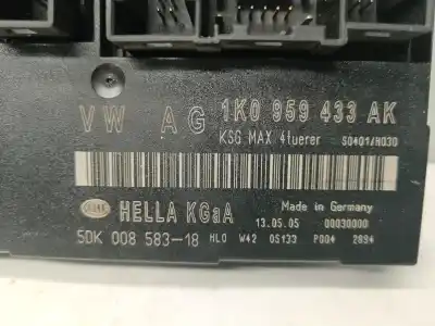 Second-hand car spare part electronic module for seat altea (5p1) reference oem iam references 1k0959433ak  
