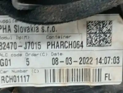 Second-hand car spare part driver left window regulator for kia ceed concept oem iam references 82470j7015 82470j7015 