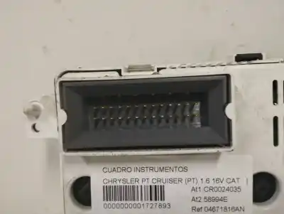 Peça sobressalente para automóvel em segunda mão quadrante por chrysler pt cruiser (pt_) 1.6 referências oem iam 04671816an 58994e cr0024035