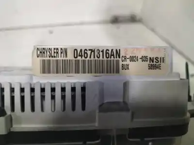 Peça sobressalente para automóvel em segunda mão quadrante por chrysler pt cruiser (pt_) 1.6 referências oem iam 04671816an 58994e cr0024035nsii