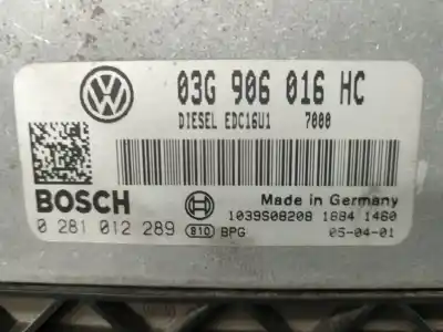 Second-hand car spare part ecu engine control for seat altea (5p1) reference oem iam references 03g906016hc  