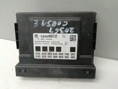 Second-hand car spare part electronic module for opel corsa e color edition ecoflex oem iam references 13506072