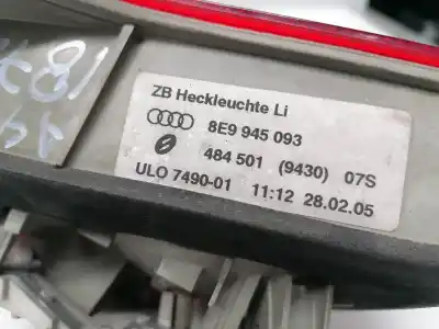 Second-hand car spare part interior left tailgate light for audi a4 avant (8e) 3.0 v6 24v tdi oem iam references 8e9945093  