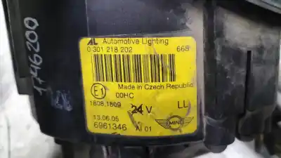 Second-hand car spare part right headlight for mini mini (r50,r53) cooper oem iam references 0301218202 6961346 0301218202