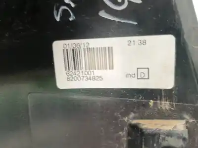 Second-hand car spare part left tailgate light for dacia sandero stepway oem iam references 8200734825  