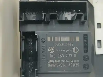 Second-hand car spare part driver left window regulator for seat altea (5p1) reference oem iam references 5p0837401a  