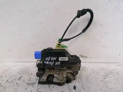 Peça sobressalente para automóvel em segunda mão fechadura da porta dianteira esquerda por seat ibiza (6l1) reference referências oem iam 837015am