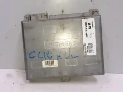 Second-hand car spare part Ecu Engine Control for RENAULT CLIO I FASE I+II (B/C57) 1.8 CAT OEM IAM references S101261102B 7700850371 HOM7700850369