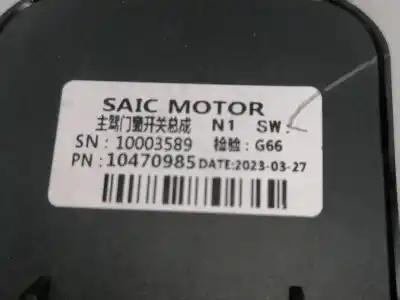 Second-hand car spare part left front power window switch for mg zs comfort oem iam references 10003589  10470985