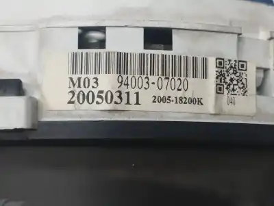 Peça sobressalente para automóvel em segunda mão quadrante por kia picanto 1.1 active referências oem iam 9400307020 200518200k 