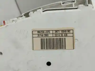 Peça sobressalente para automóvel em segunda mão quadrante por mazda 2 berlina (dy) 1.2 active (55kw) referências oem iam 3m7110849mc  