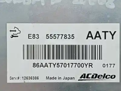 Автозапчастина б/у ебу контролер двигуна для opel corsa d cosmo посилання на oem iam 55577835  
