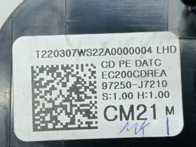 Second-hand car spare part climate control for kia ceed concept oem iam references 97250j7xxx  