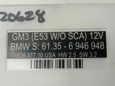 Second-hand car spare part electronic module for bmw x5 (e53) 3.0d oem iam references 61356946948  