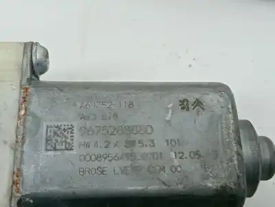 Second-hand car spare part passenger side right window regulator for citroen c4 picasso feel oem iam references 9675924680  9675924680