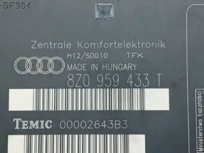 Second-hand car spare part electronic module for audi a2 (8z) 1.4 tdi oem iam references 8z0959433t  
