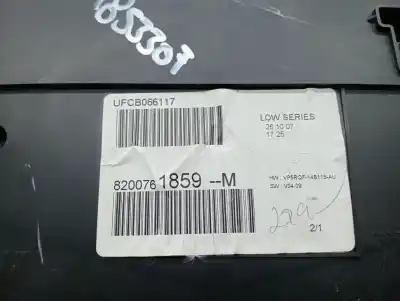 Peça sobressalente para automóvel em segunda mão quadrante por renault clio iii authentique referências oem iam 8200761859m  