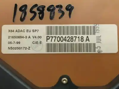Pezzo di ricambio per auto di seconda mano pannello degli strumenti per renault megane i scenic (ja0) 1.6 riferimenti oem iam p7700428718a  