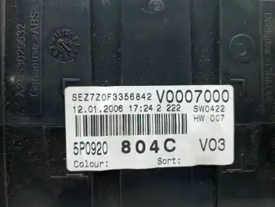 Peça sobressalente para automóvel em segunda mão quadrante por seat altea (5p1) reference referências oem iam 5p0920804c  