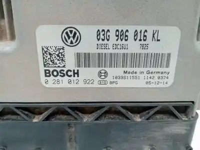 Second-hand car spare part ecu engine control for seat altea (5p1) reference oem iam references 03g906016kl  