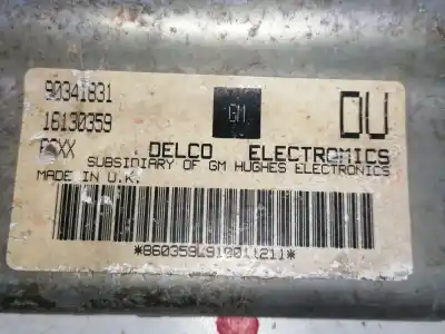 Second-hand car spare part ecu engine control for opel kadett e * oem iam references 90341831  16130359