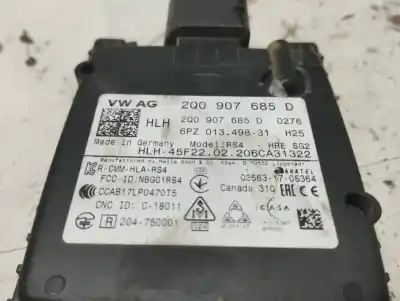 Second-hand car spare part electronic module for seat leon (kl1) fr oem iam references 2q0907685d  