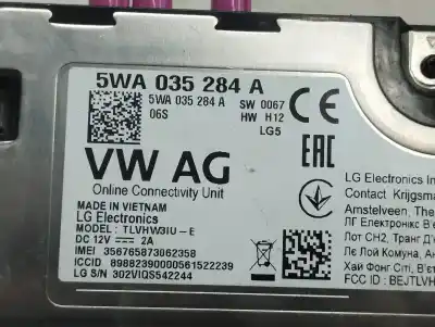 Second-hand car spare part electronic module for seat leon (kl1) fr oem iam references 5wa035284a  