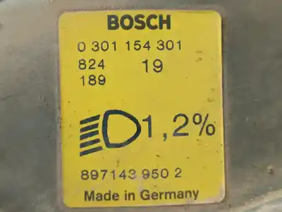 Second-hand car spare part left headlight for opel frontera b basis oem iam references 1305235378  