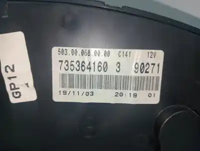 Second-hand car spare part dashboard for fiat idea (135) 1.3 jtd cat oem iam references 735364160  