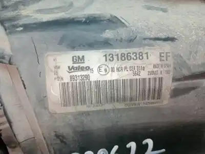 Pezzo di ricambio per auto di seconda mano faro anteriore sinistro per opel corsa d 1.3 16v cdti cat (z 13 dth / l4i) riferimenti oem iam 13186381  