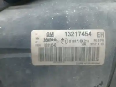 Second-hand car spare part right headlight for opel corsa d cosmo oem iam references 13217454  89313340