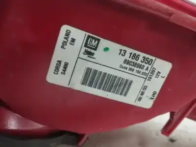 Second-hand car spare part left tailgate light for opel corsa d cosmo oem iam references 13186350  