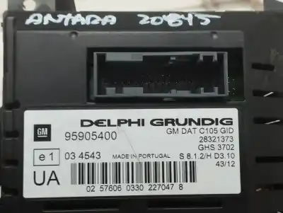 Автозапчасти б/у многофункциональный дисплей за opel antara cosmo 4x4 ссылки oem iam 95905400  