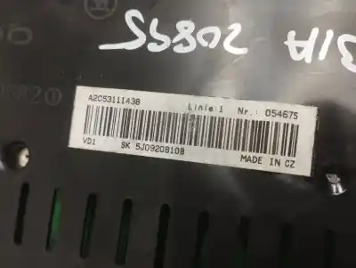 Piesă de schimb auto la mâna a doua ceas bord pentru skoda fabia (5j2 ) style referințe oem iam 5j0920810b  