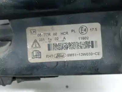 Second-hand car spare part left headlight for ford focus lim. (cb4) titanium oem iam references 8m5113w030ce  