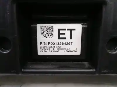 Second-hand car spare part dashboard for opel corsa d (s07) 1.4 (l08 l68) oem iam references p0013264267 281202453 1563673