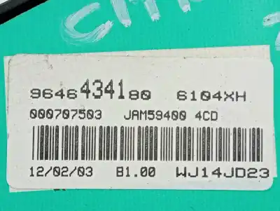 Second-hand car spare part dashboard for citroen berlingo 1.9 d multispace oem iam references 9646434180  