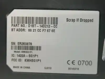 Second-hand car spare part electronic module for ford focus lim. trend oem iam references 1422asg1p1  