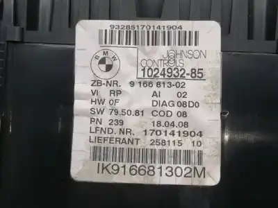 Peça sobressalente para automóvel em segunda mão quadrante por bmw serie 1 berlina (e81/e87) 116i referências oem iam 916681302  102493285