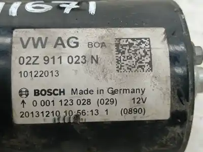 Peça sobressalente para automóvel em segunda mão motor de arranque por skoda spaceback (5h) active referências oem iam 02z911023n  