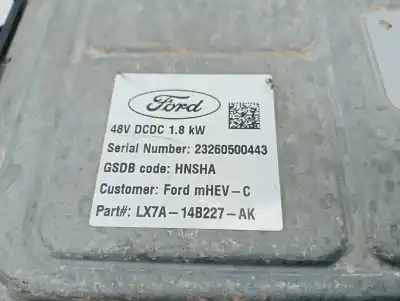 Second-hand car spare part electronic module for ford puma hybrid st-line oem iam references lx7a14b227ak  