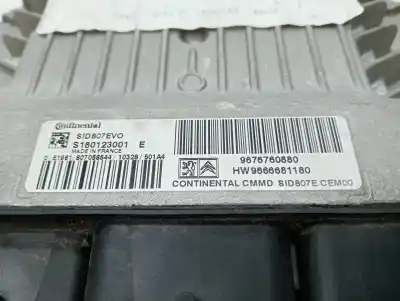 Second-hand car spare part ecu engine control for citroen c4 lim. exclusive oem iam references 9676760880  