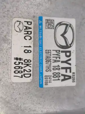Second-hand car spare part ecu engine control for mazda cx-5 signature 2wd oem iam references  e6ta0671hs pyfa18881