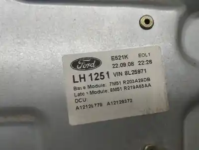 Second-hand car spare part driver left window regulator for ford kuga (cbv) titanium oem iam references 7m51r203a29db  